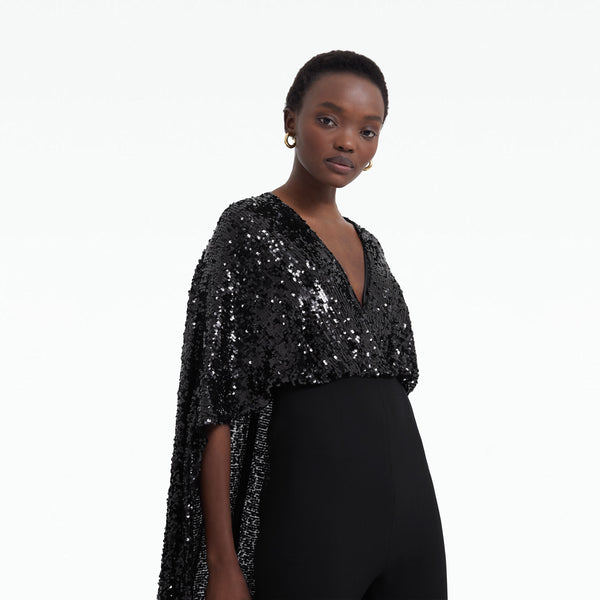 Safiyaa Julianna Black Jumpsuit