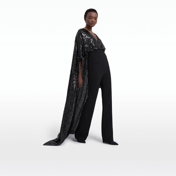 Safiyaa Julianna Black Jumpsuit