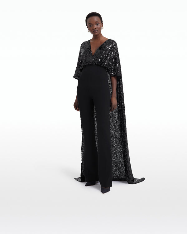safiyaa Julianna Black Jumpsuit