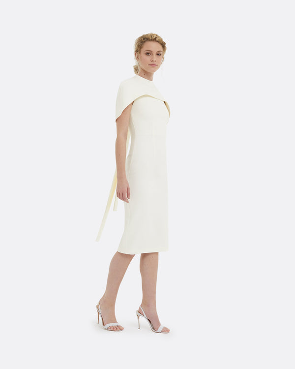 Safiyaa Kalika Ivory Midi Dress