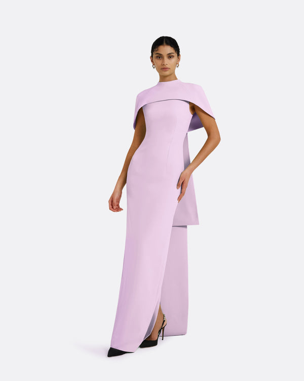 safiyaa Kalika Lavender Long Dress