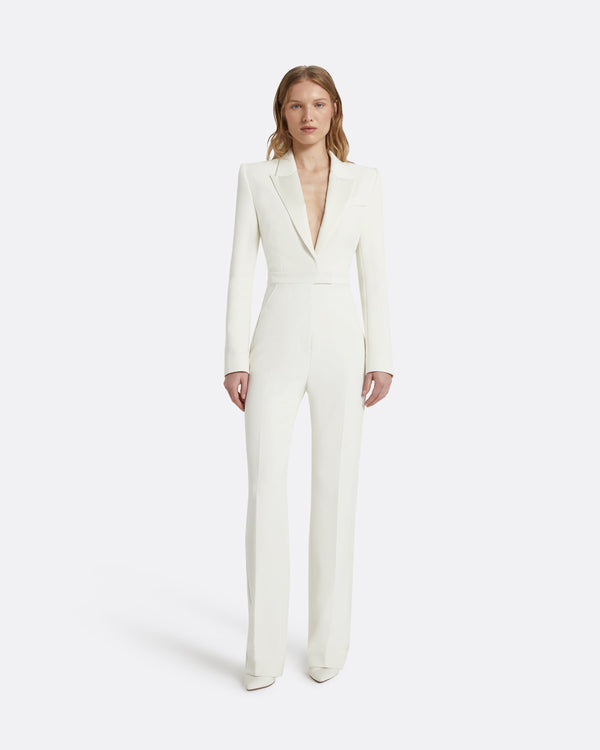 safiyaa Kayte Ivory Jumpsuit