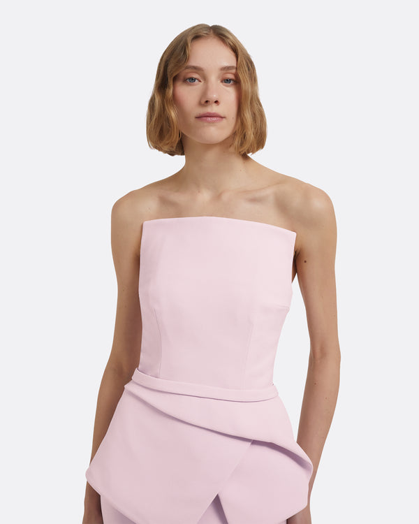 Safiyaa Kendra Long Dress In Lilac Snow