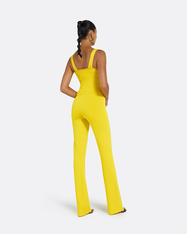 Safiyaa Khuno Canary Knit Trousers