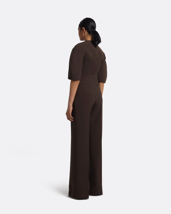Safiyaa Kimari Top In Peat Brown