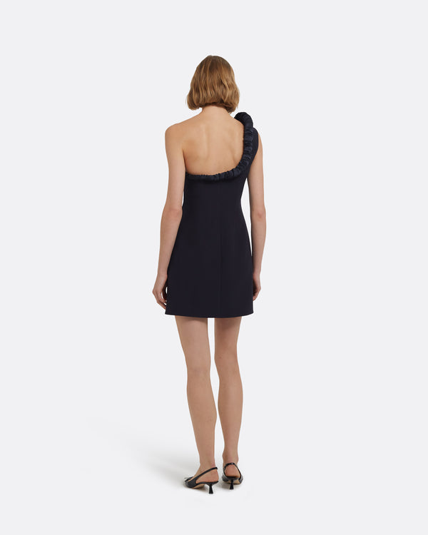 Safiyaa Kira Short Dress In Midnight Navy