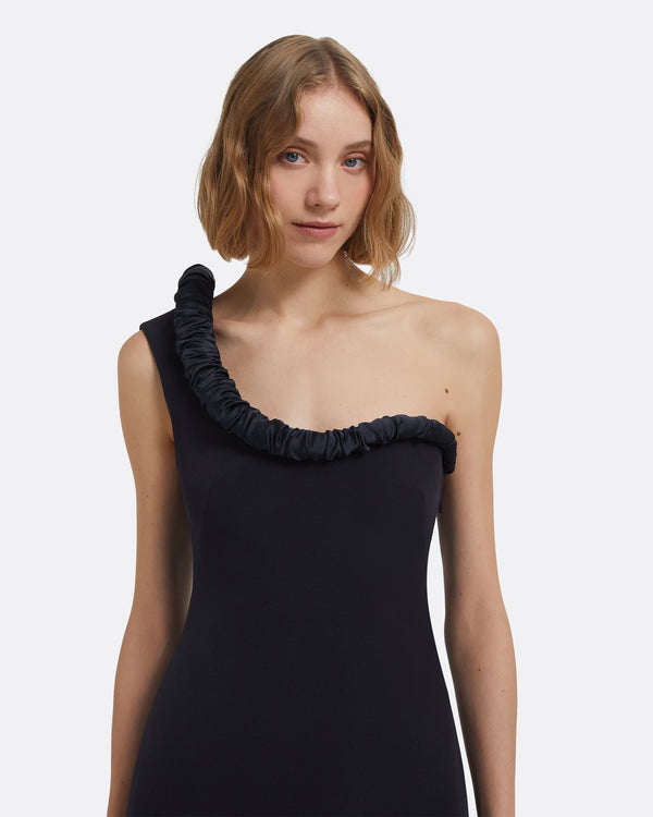 Safiyaa Kira Short Dress In Midnight Navy