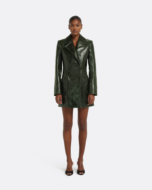 safiyaa Kirby Jacket in Collard Green