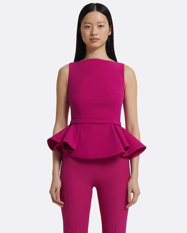 safiyaa Komomi Top in Fuchsia