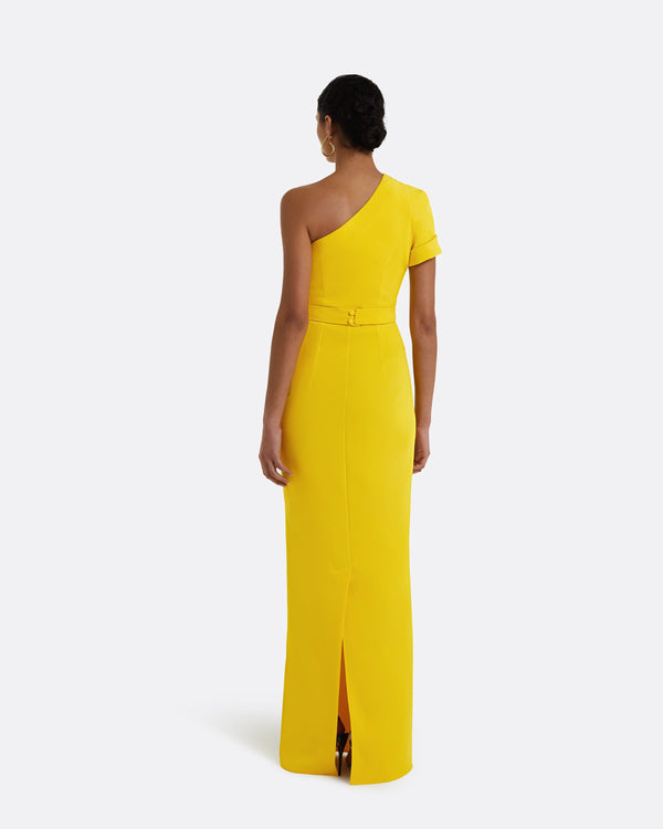 Safiyaa Kora Canary Long Dress