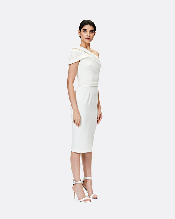 Safiyaa Kora Ivory Midi Dress