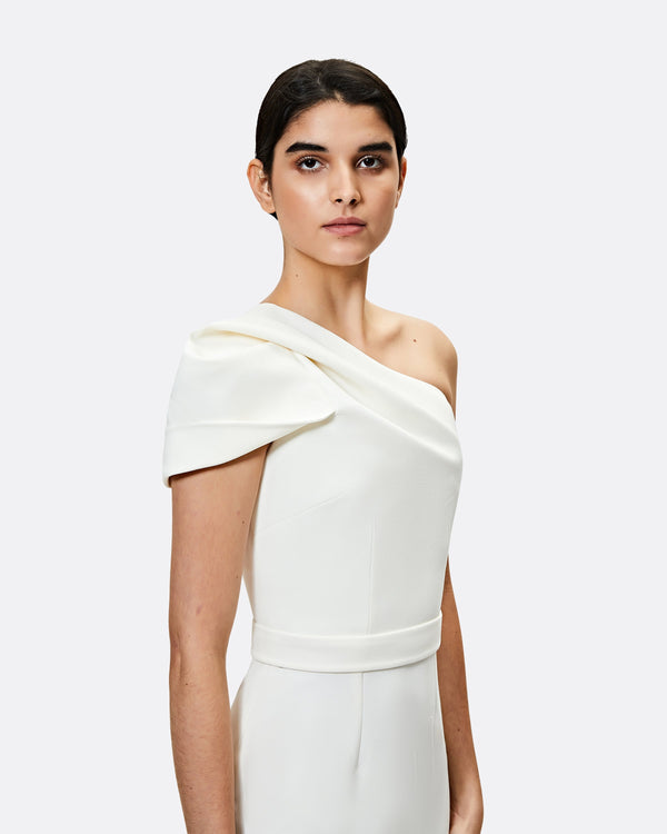 Safiyaa Kora Ivory Midi Dress