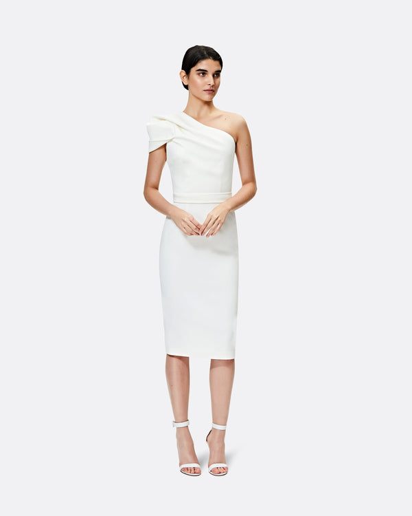safiyaa Kora Ivory Midi Dress