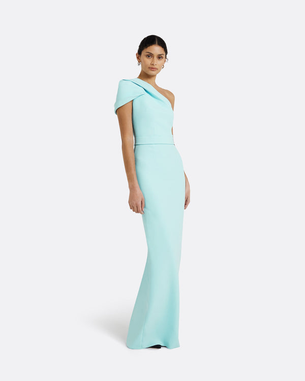 Safiyaa Kora Mint Long Dress
