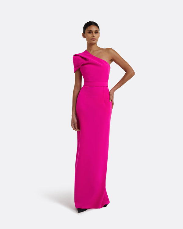 safiyaa Kora Wild Strawberry Long Dress