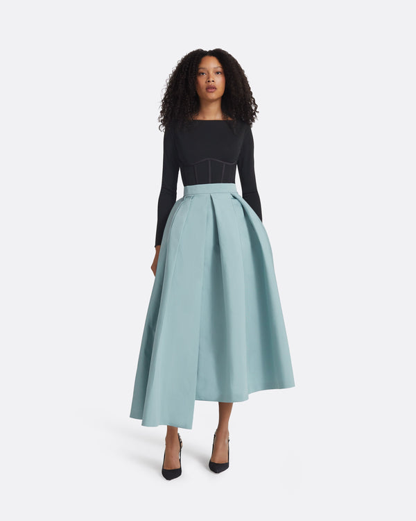 safiyaa Kristian Spearmint Skirt