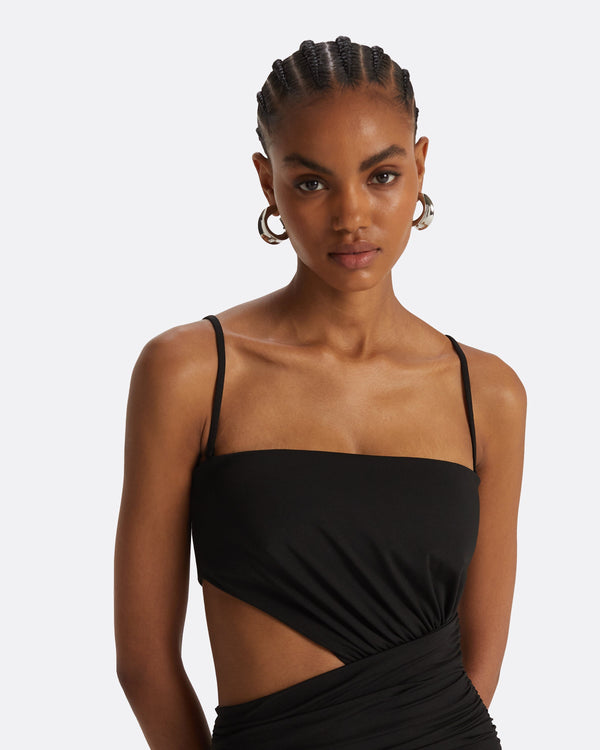 Safiyaa Kymmie Black Swimsuit