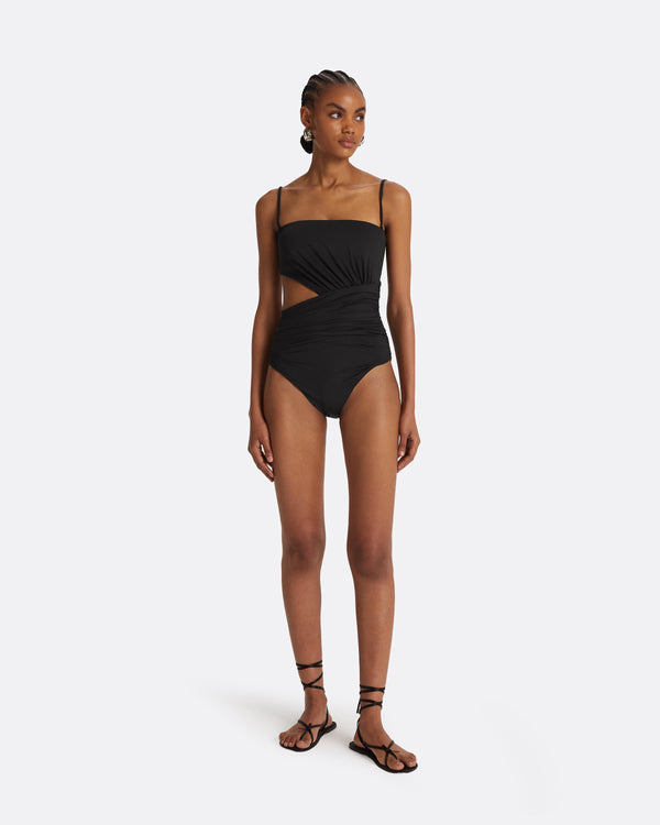 Safiyaa Kymmie Black Swimsuit