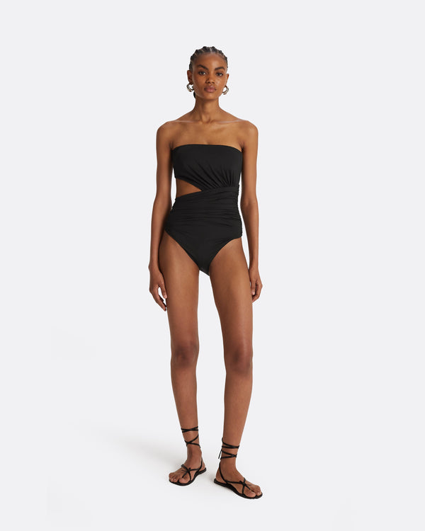 safiyaa Kymmie Black Swimsuit