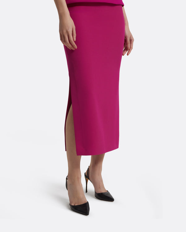 Safiyaa Kyoto Skirt In Fuchsia