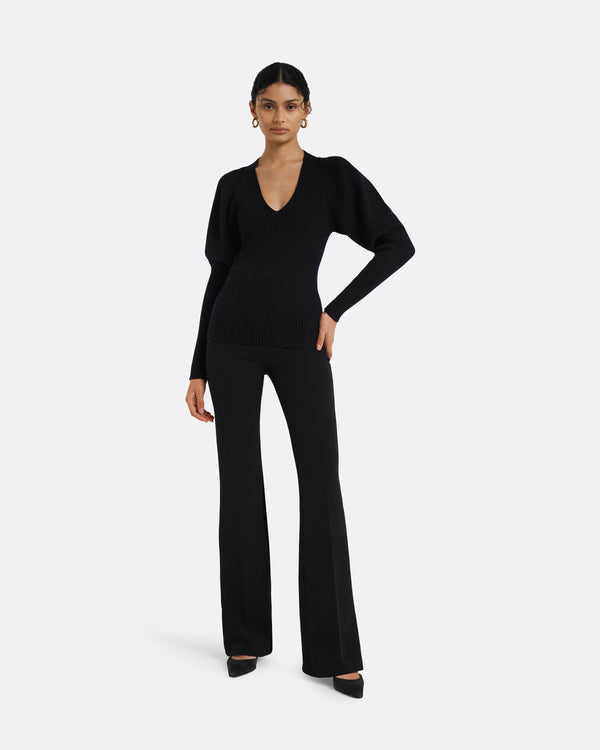 safiyaa Laure Navy Knit