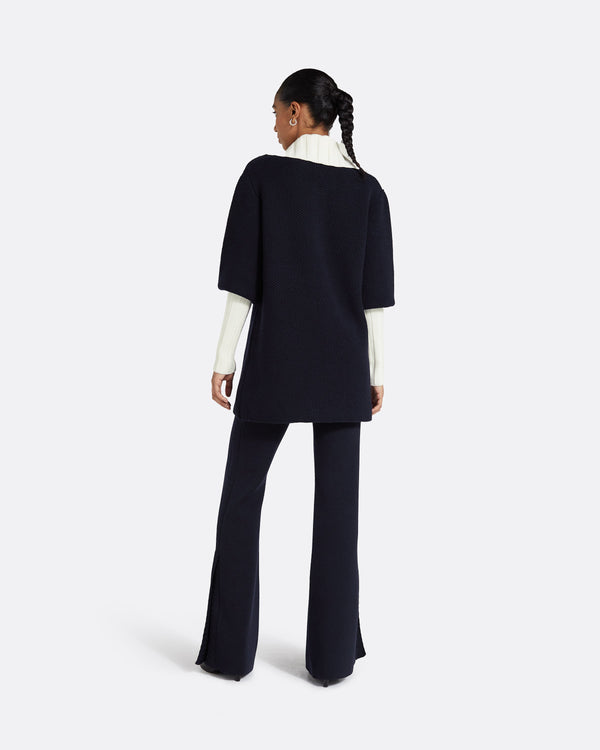 Safiyaa Leonie Navy & Ivory Knit