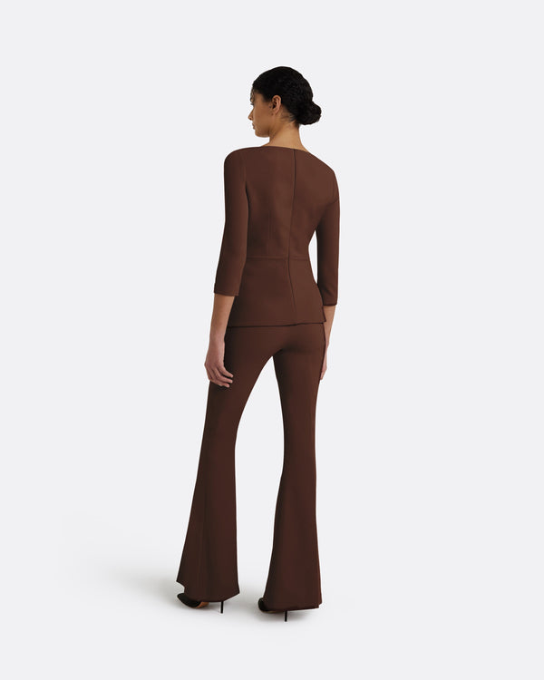 Safiyaa Lilian Pecan Brown Top