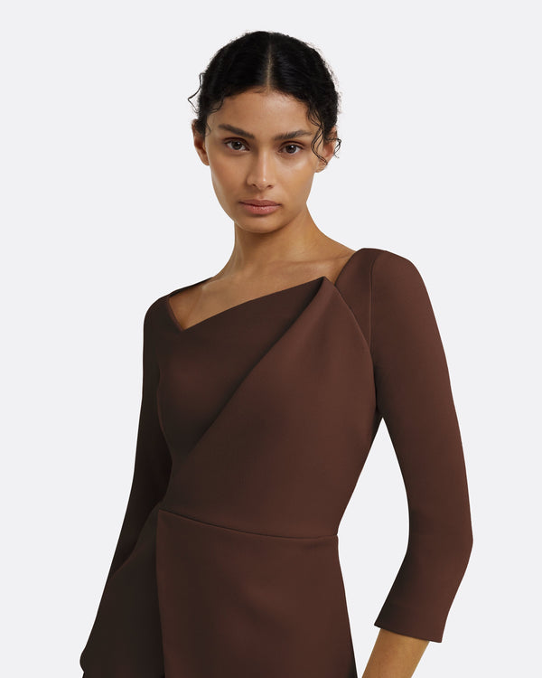 Safiyaa Lilian Pecan Brown Top