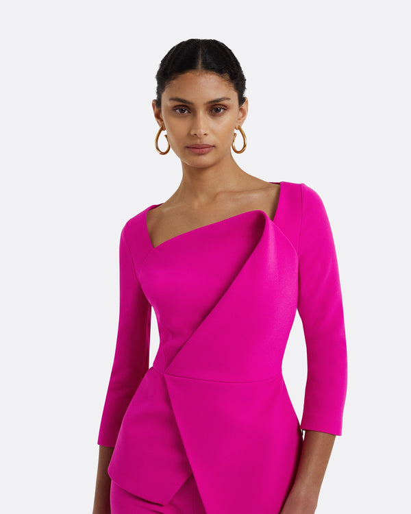 Safiyaa Lilian Wild Strawberry Top