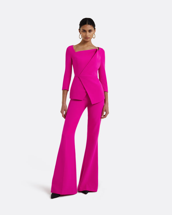 safiyaa Lilian Wild Strawberry Top