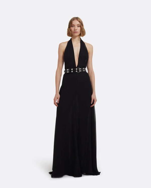 Safiyaa Lisbeth Belt In Black