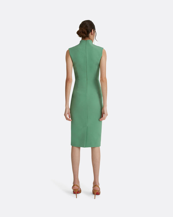 Safiyaa Loide Fern Green Midi Dress