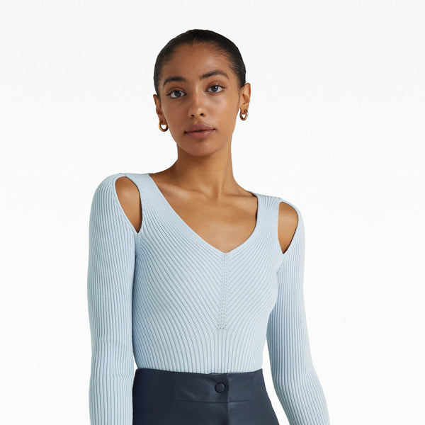 Safiyaa Lune Ice Blue Knit