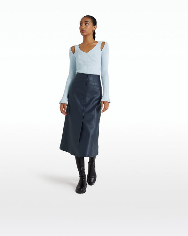 safiyaa Lune Ice Blue Knit