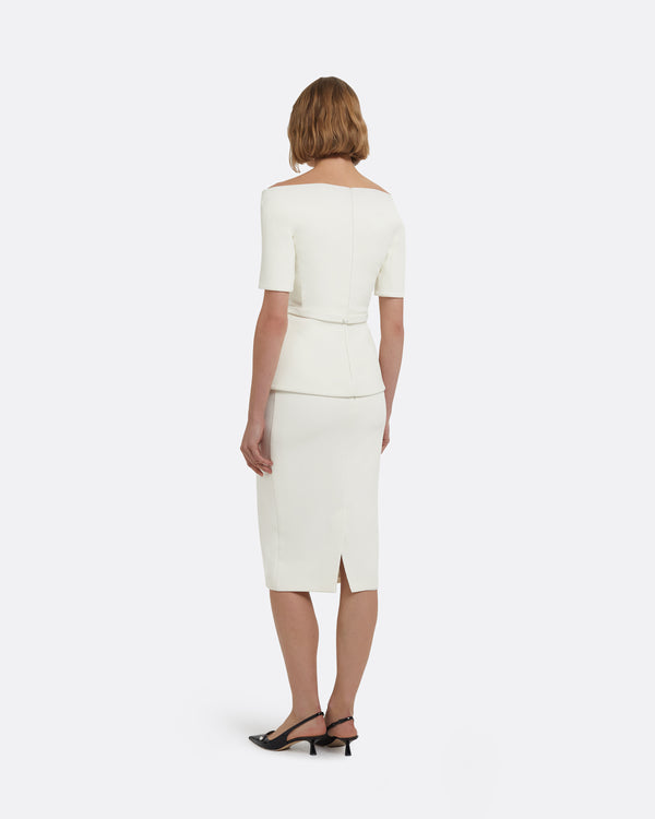 Safiyaa Lyddie Top In Ivory