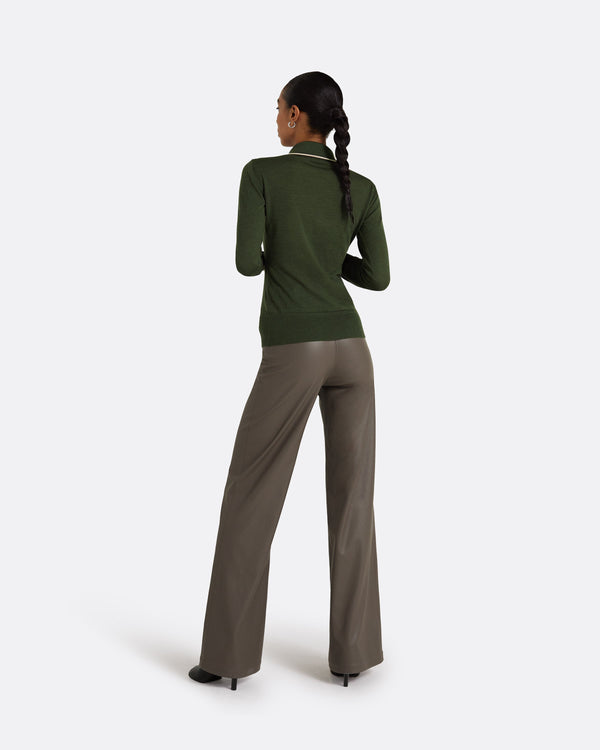 Safiyaa Lydie Seaweed & Powder Knit