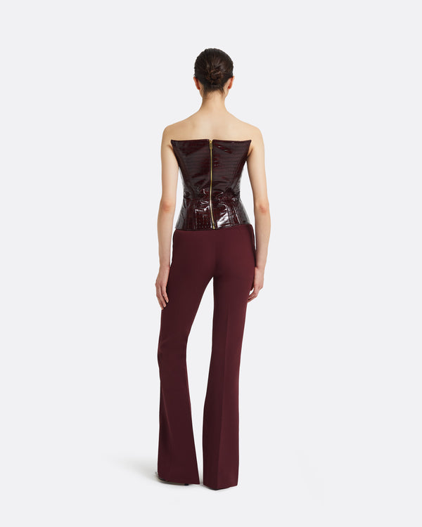 Safiyaa Maavi Burgundy Top
