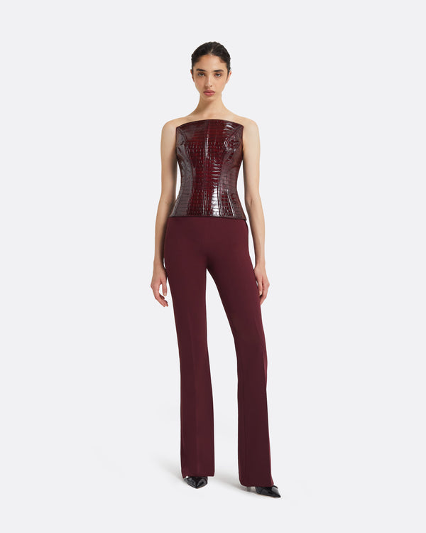 safiyaa Maavi Burgundy Top