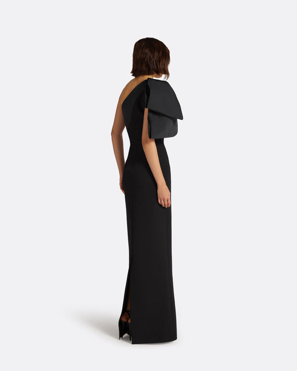 Safiyaa Maelys Black Long Dress