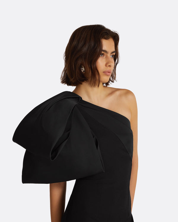 Safiyaa Maelys Black Long Dress