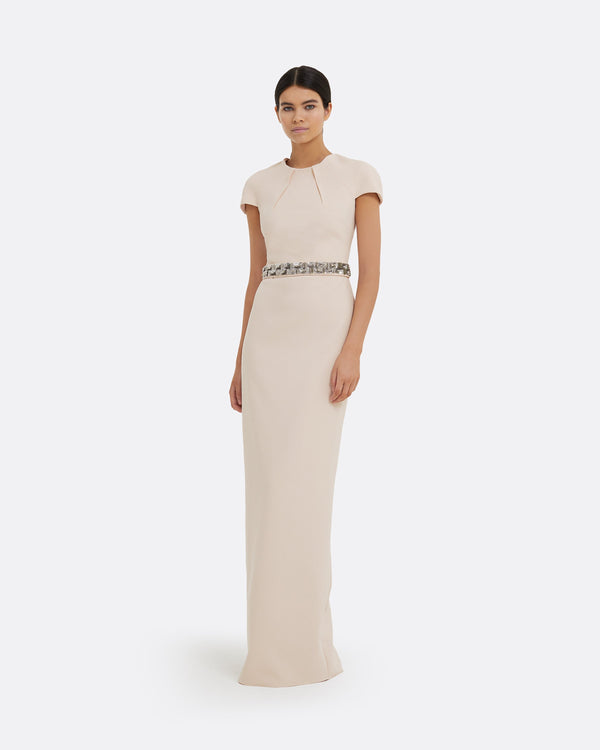 Safiyaa Magali Powder Long Dress