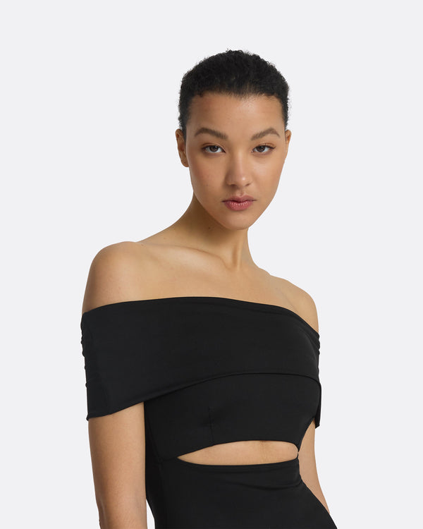 Safiyaa Maira Black Swimsuit