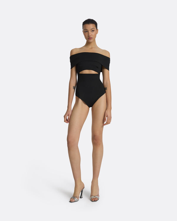 safiyaa Maira Black Swimsuit