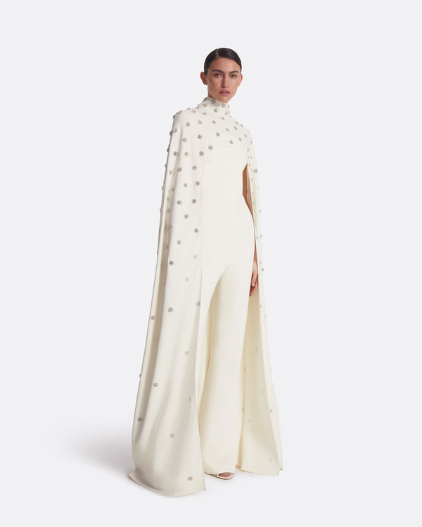 safiyaa Manore Ivory Embroidered Harness