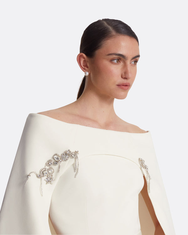 Safiyaa Manorel Ivory Harness & Myrine Jumpsuit