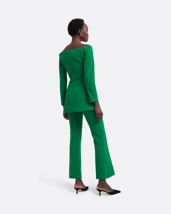 Safiyaa Mari Jewel Green Trousers