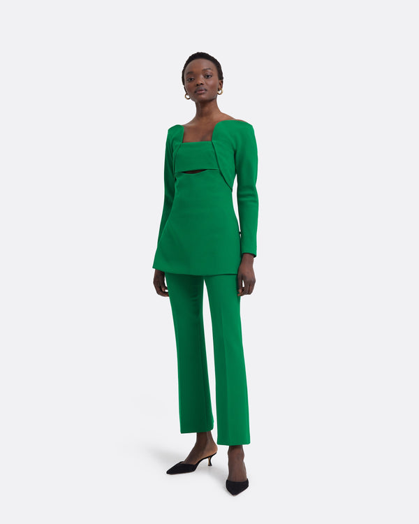 safiyaa Mari Jewel Green Trousers