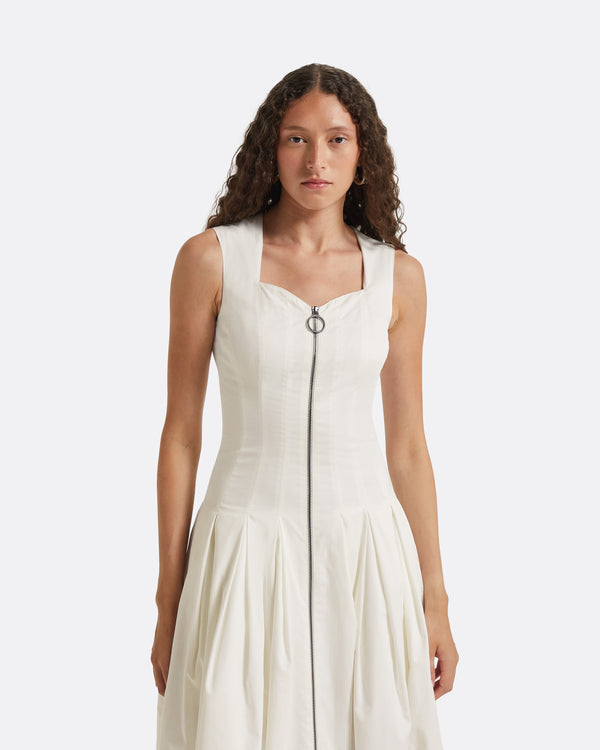 Safiyaa Marilyn Ivory Midi Dress