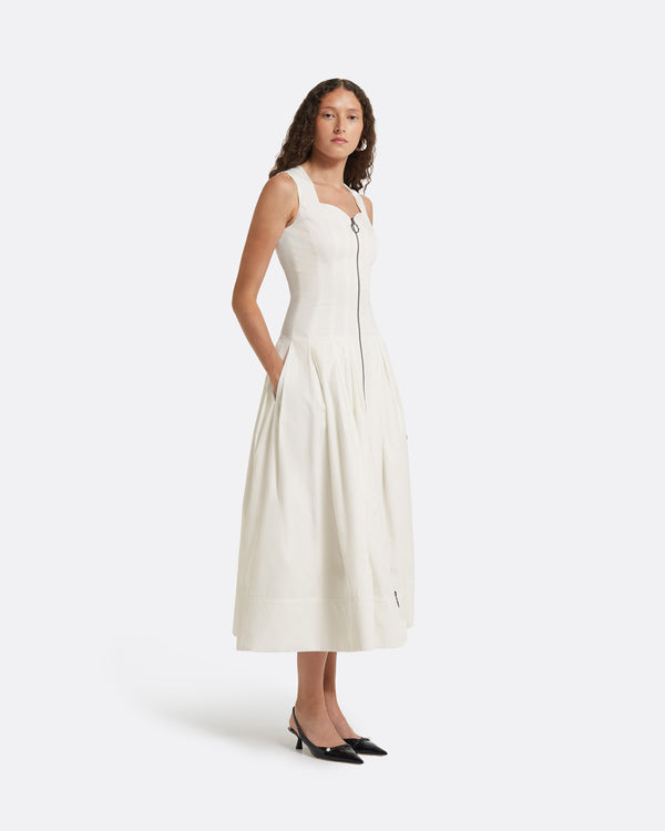 Safiyaa Marilyn Ivory Midi Dress
