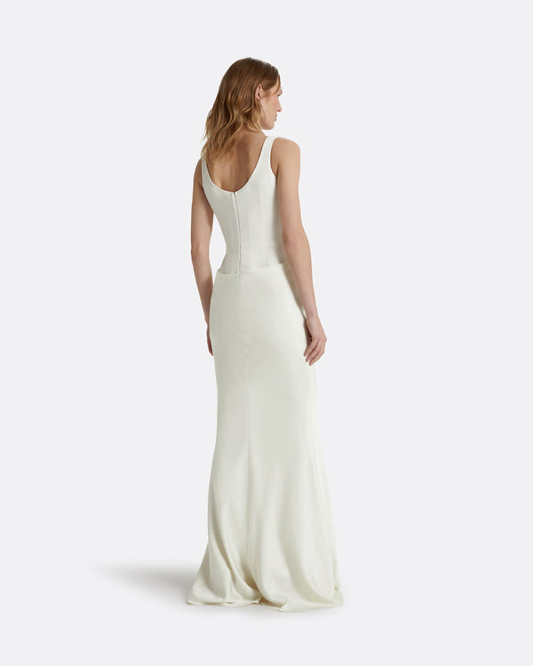 Safiyaa Marlena Ivory Long Dress